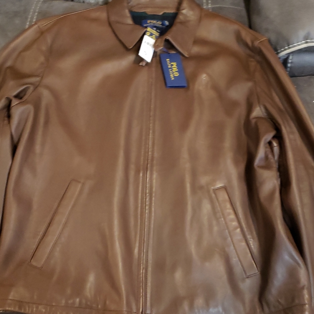 Men's pool leather jacket